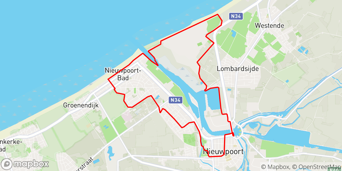 Wandelen In Nieuwpoort. 14km En 14D+ Hoogtemeters In Nieuwpoort